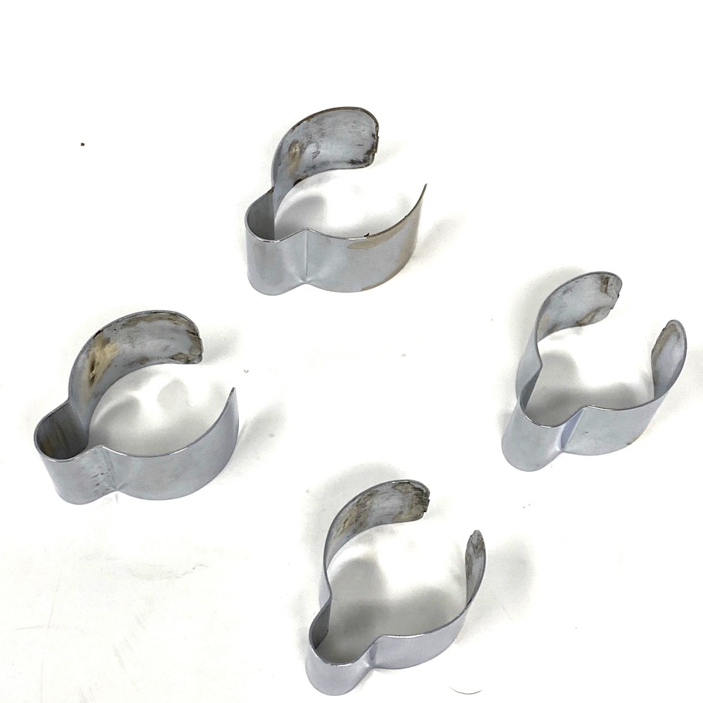 Vtg Eureka Express 8283 Vacuum Replacement 4-Piece Metal Power Cord Clips Hooks